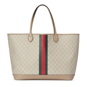 GUCCI GG SUPREME OPHIDIA LARGE TOTE BAG with original box